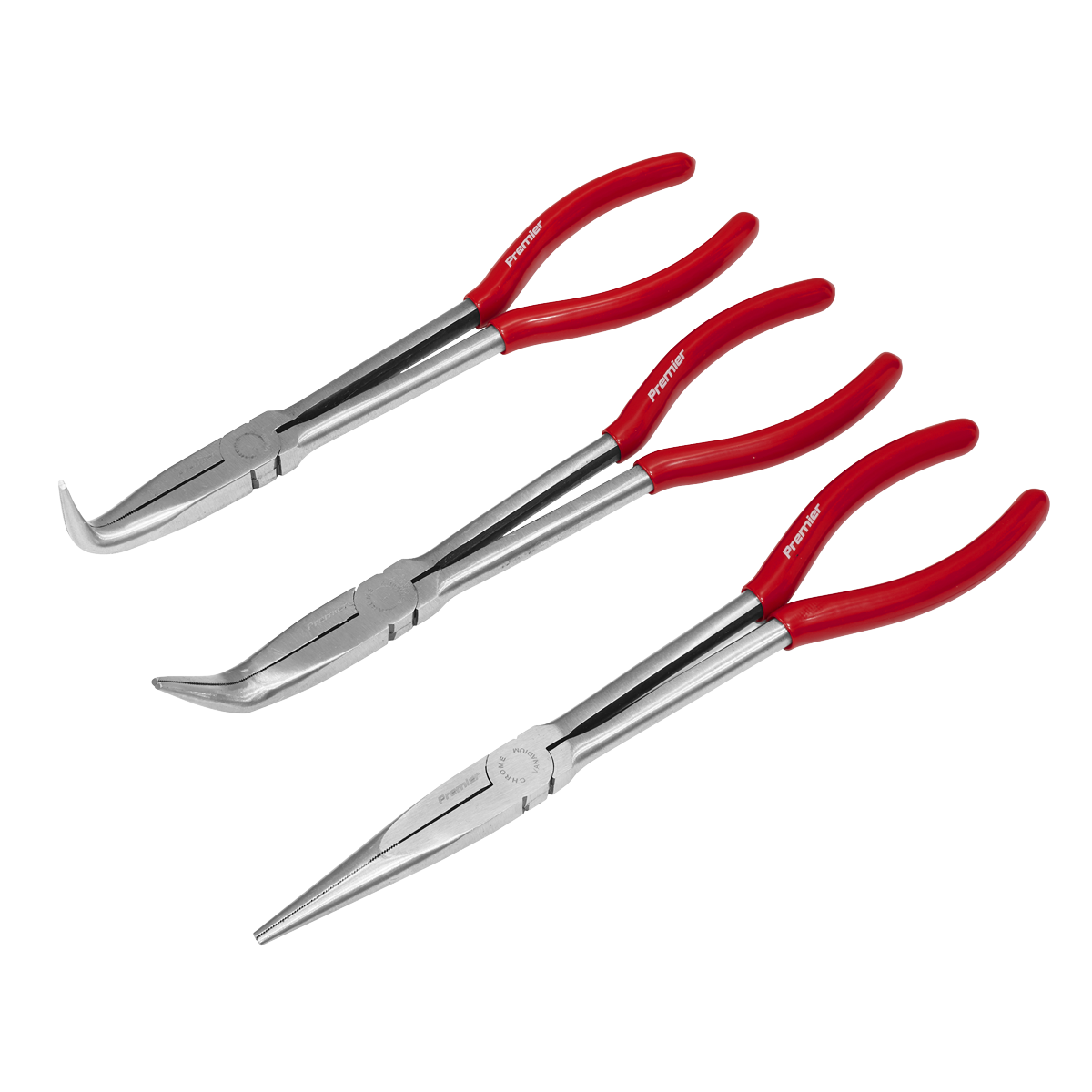 Sealey Needle Nose Pliers Set 3pc 280mm