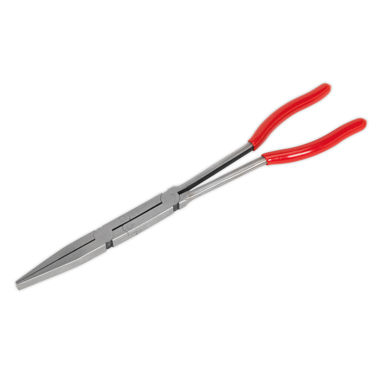 Sealey Flat Nose Pliers Double Joint Long Reach 335mm