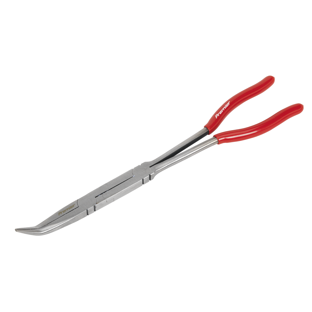 Sealey Needle Nose Pliers 45° Double Joint Long Reach 335mm