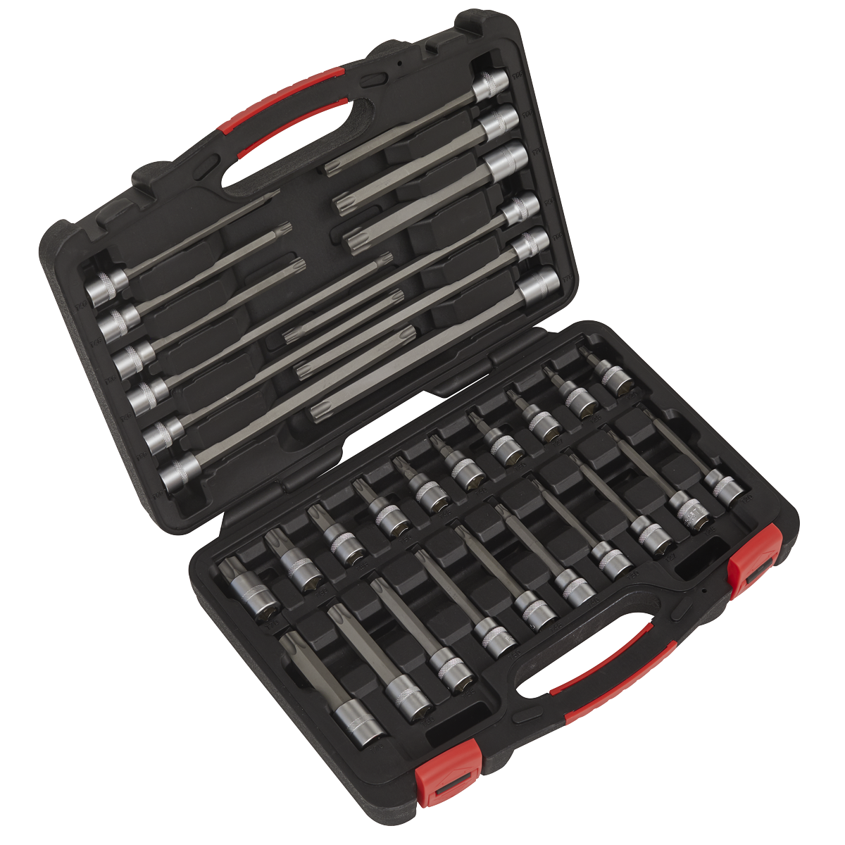 Sealey TRX-Star* Socket Bit Set 32pc 3/8"Sq Drive - Platinum Series