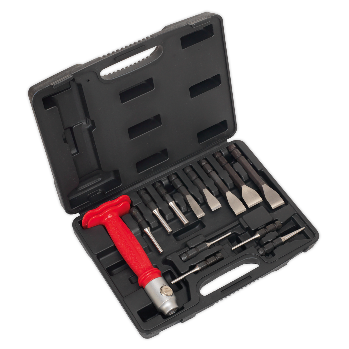 Sealey Interchangeable Punch & Chisel Set 13pc