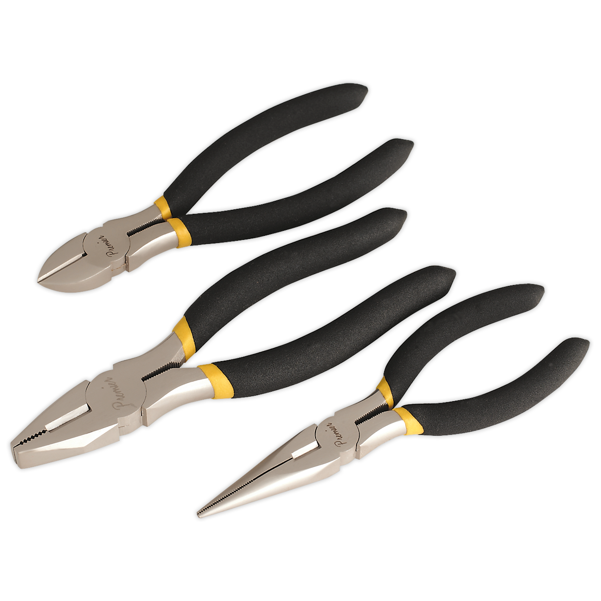 Sealey Pliers Set 3pc Ni-Fe Finish