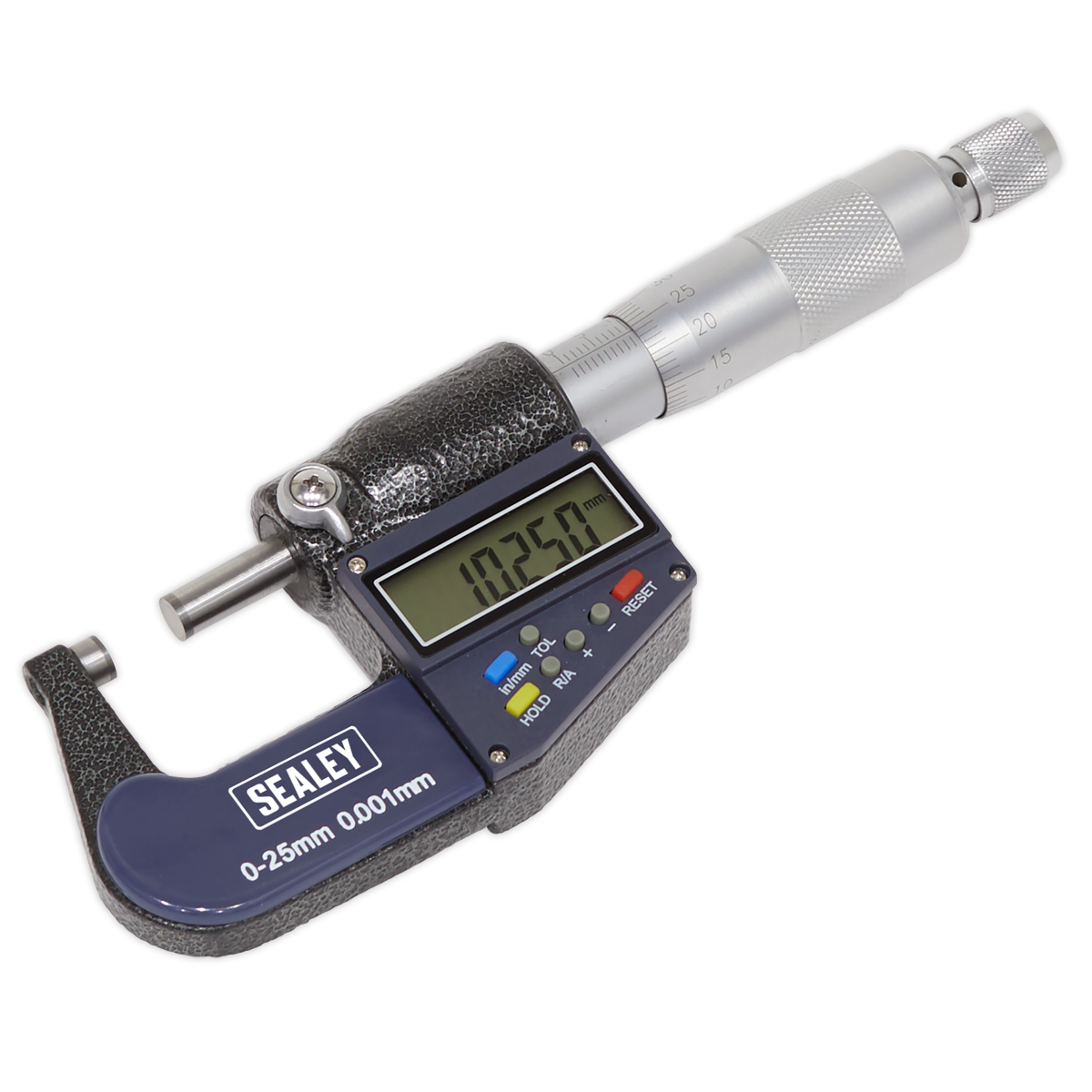 Sealey Digital External Micrometer 0-25mm(0-1")