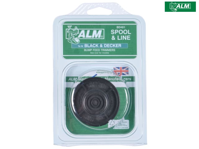 ALM Manufacturing BD401 Spool & Line to Fit Black & Decker Trimmers GL250/GL310/GL360