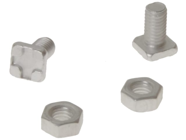 ALM Manufacturing GH004 Square Glaze Bolts & Nuts Pack of 20