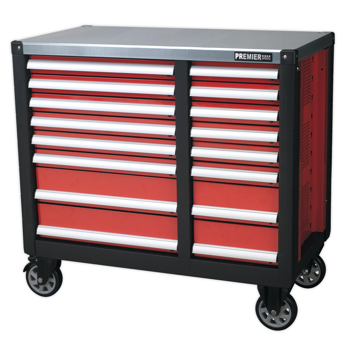 Sealey Mobile Workstation 16 Drawer with Ball-Bearing Slides