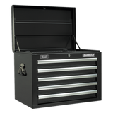 Sealey Topchest 5 Drawer with Ball-Bearing Slides - Black AP26059TB
