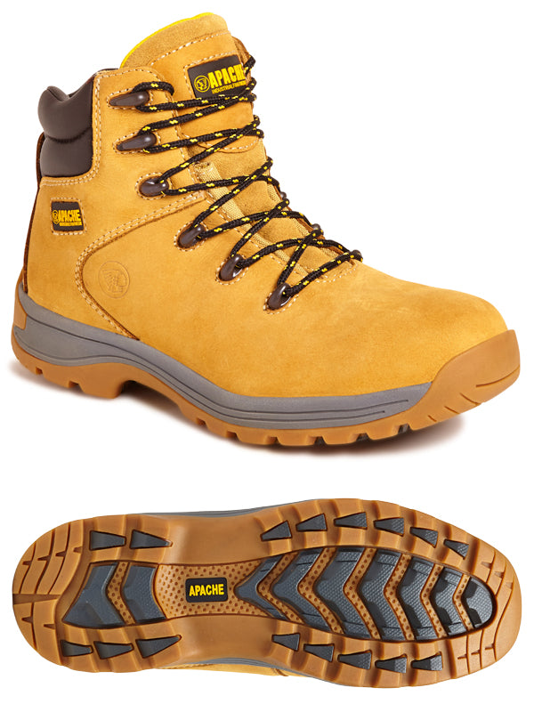 Apache AP314CM Nubuck Water Resistant Safety Hiker Boots