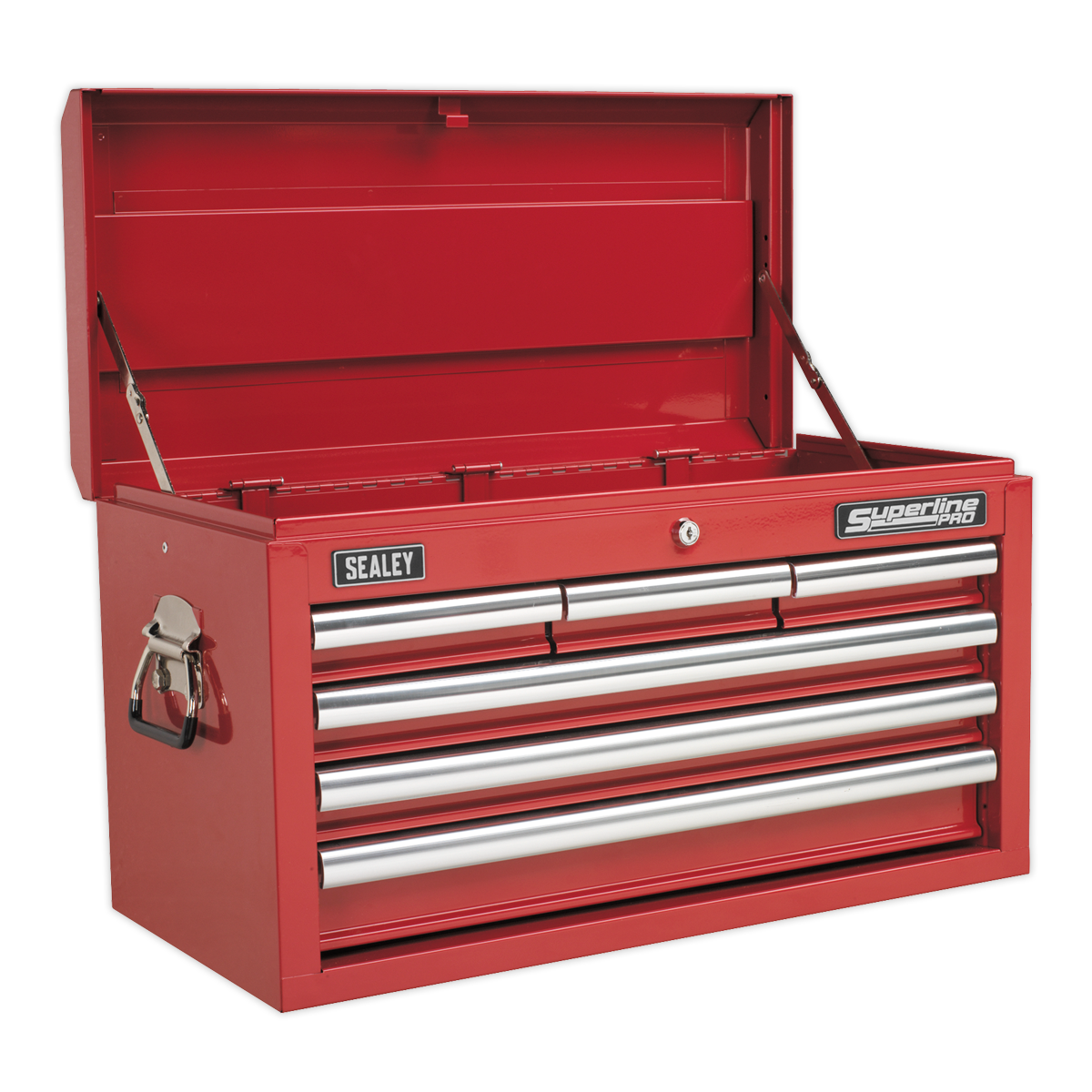 Sealey Topchest 6 Drawer with Ball-Bearing Slides - Red