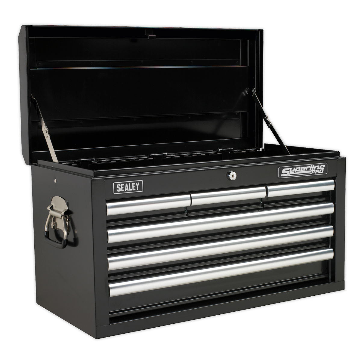 Sealey Topchest 6 Drawer with Ball-Bearing Slides - Black