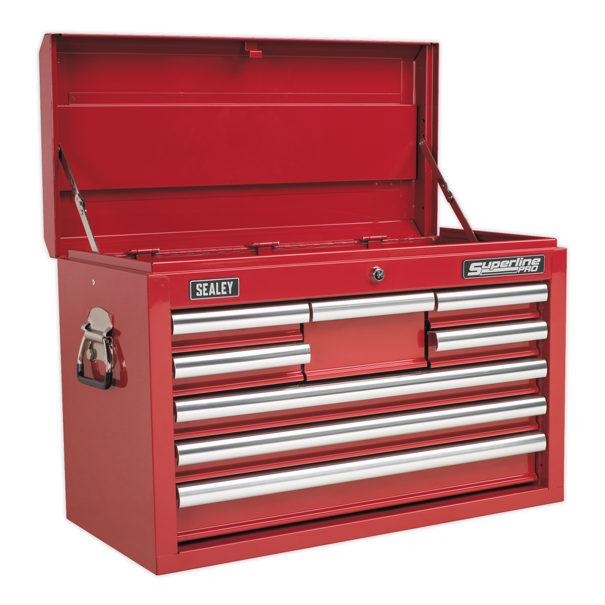 Sealey Topchest 8 Drawer with Ball-Bearing Slides - Red