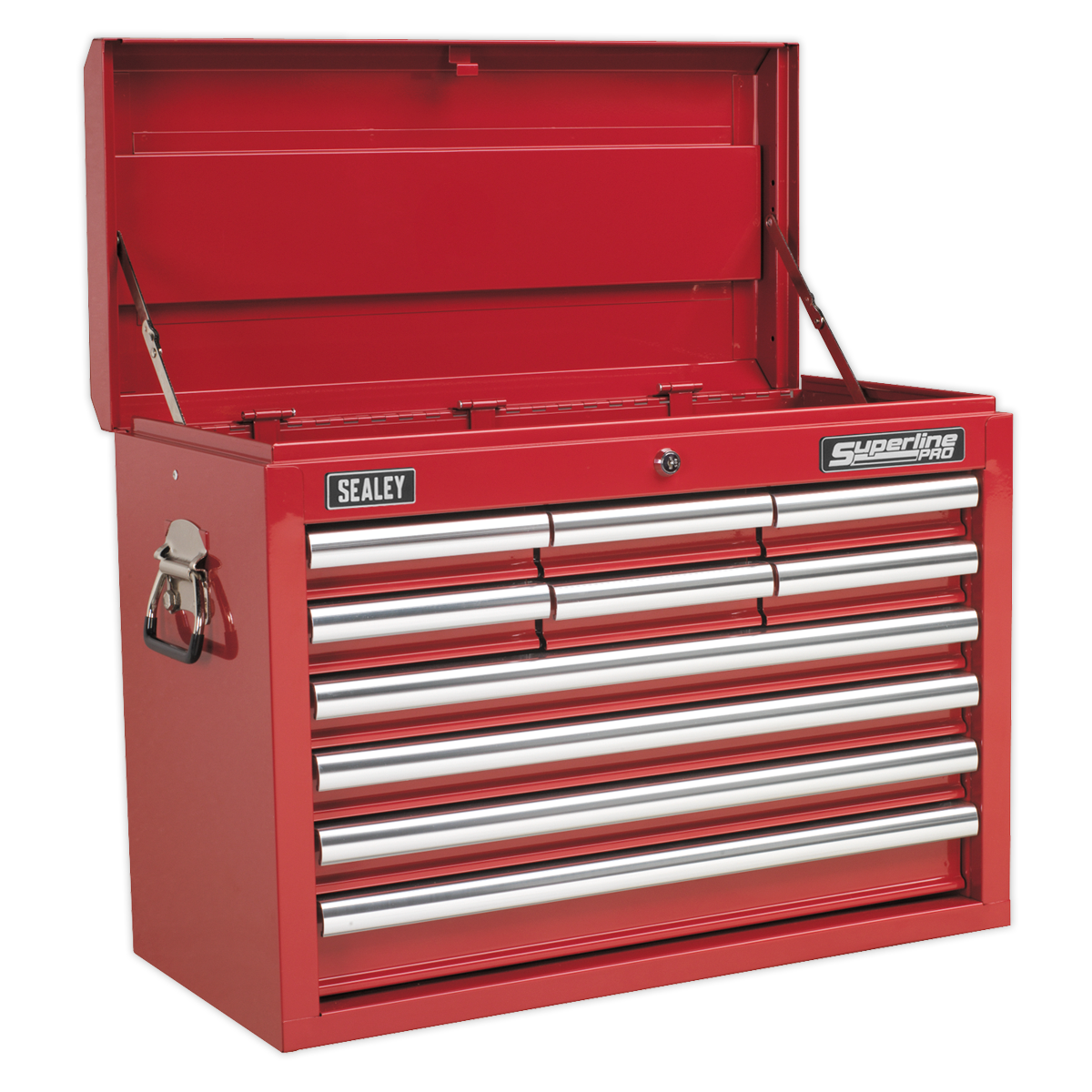 Sealey Topchest 10 Drawer with Ball-Bearing Slides - Red AP33109