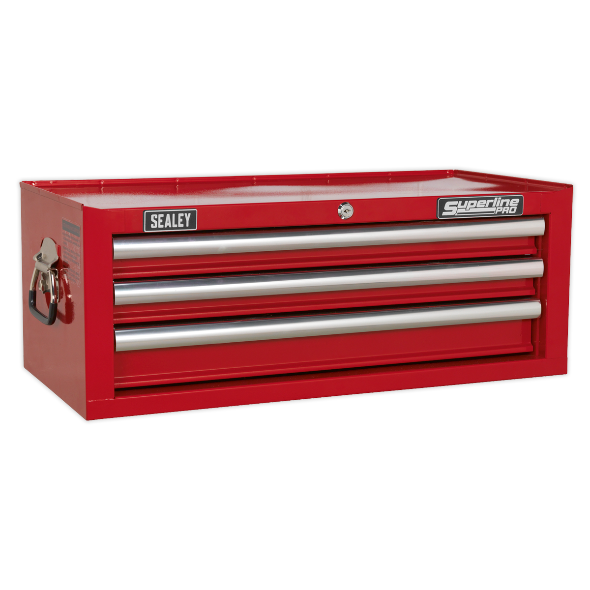 Sealey Mid-Box 3 Drawer with Ball-Bearing Slides - Red AP33339