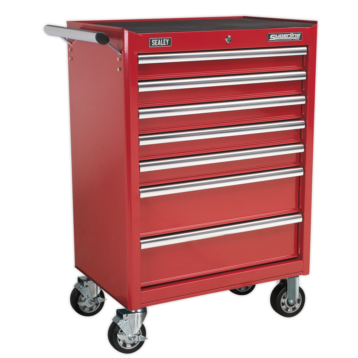 Sealey Rollcab 7 Drawer with Ball-Bearing Slides - Red AP33479