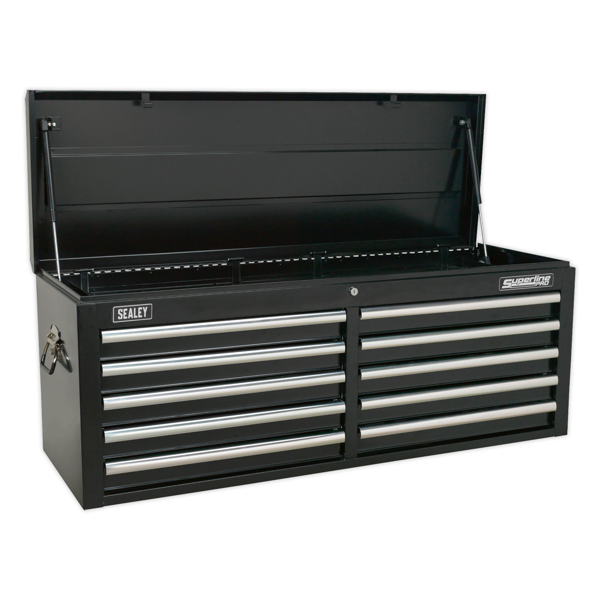 Sealey Topchest 10 Drawer with Ball-Bearing Slides - Black AP5210TB