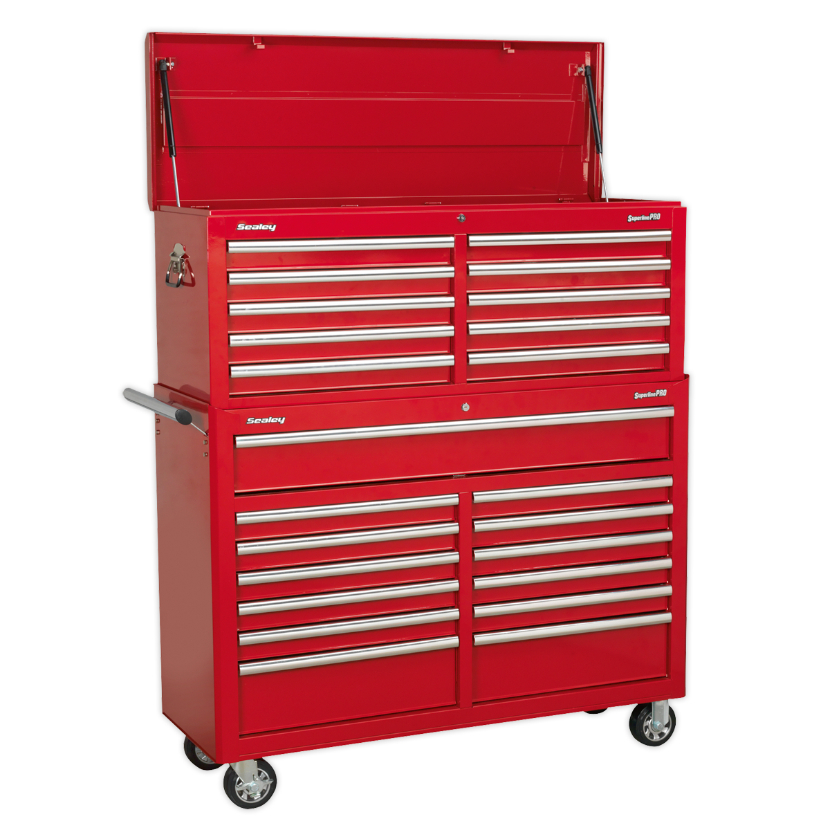 Sealey Tool Chest Combination 23 Drawer with Ball-Bearing Slides - Red