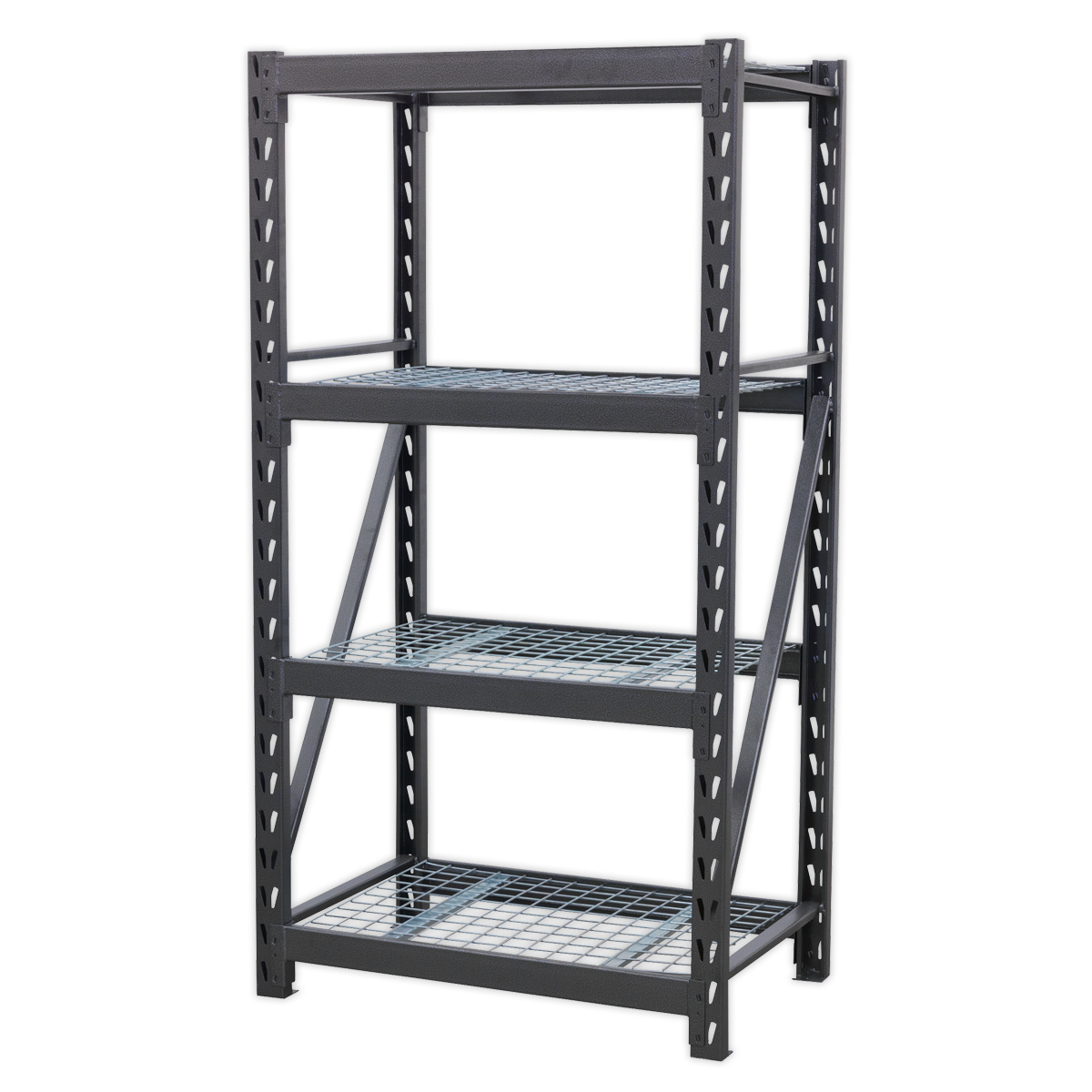 Sealey Heavy-Duty Racking Unit with 4 Mesh Shelves 640kg Capacity Per Level 978mm