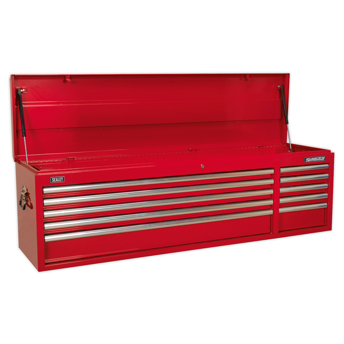 Sealey Topchest 10 Drawer with Ball-Bearing Slides Heavy-Duty - Red AP6610