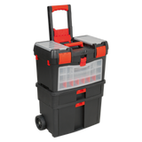 Sealey Mobile Toolbox with Tote Tray & Removable Assortment Box