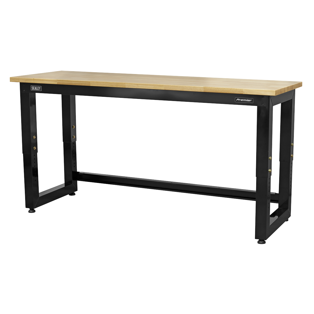 Sealey Steel Adjustable Workbench with Wooden Worktop 1830mm - Heavy-Duty