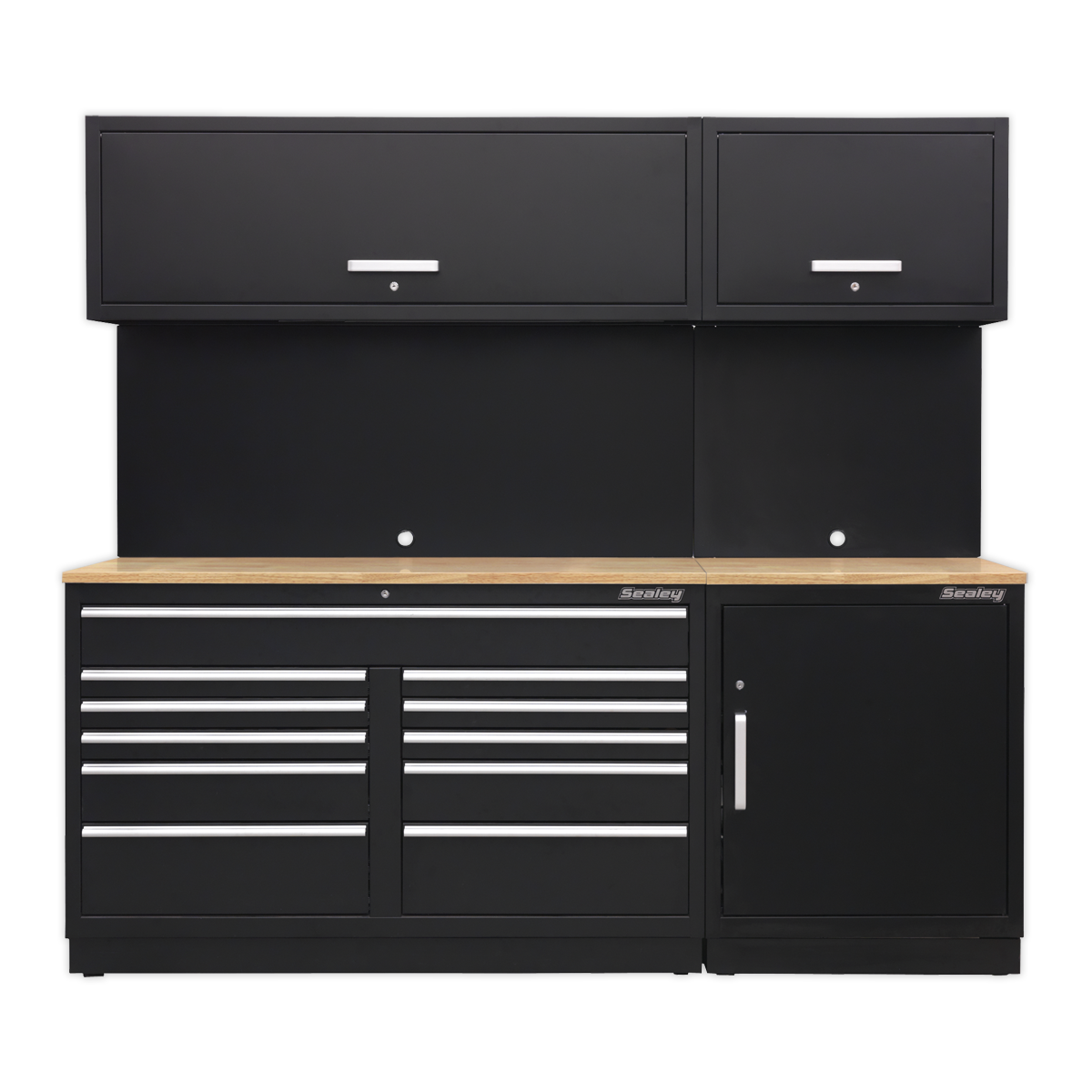 Sealey Premier 2.3m Storage System - Oak Worktop