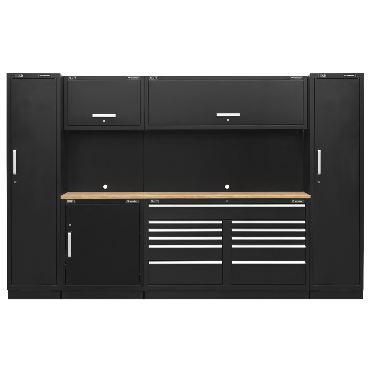 Sealey Premier 3.3m Storage System - Pressed Wood Worktop