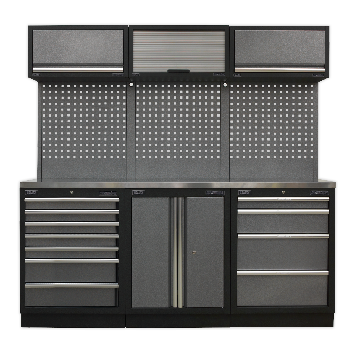 Sealey Superline PRO® 2m Storage System - Stainless Worktop