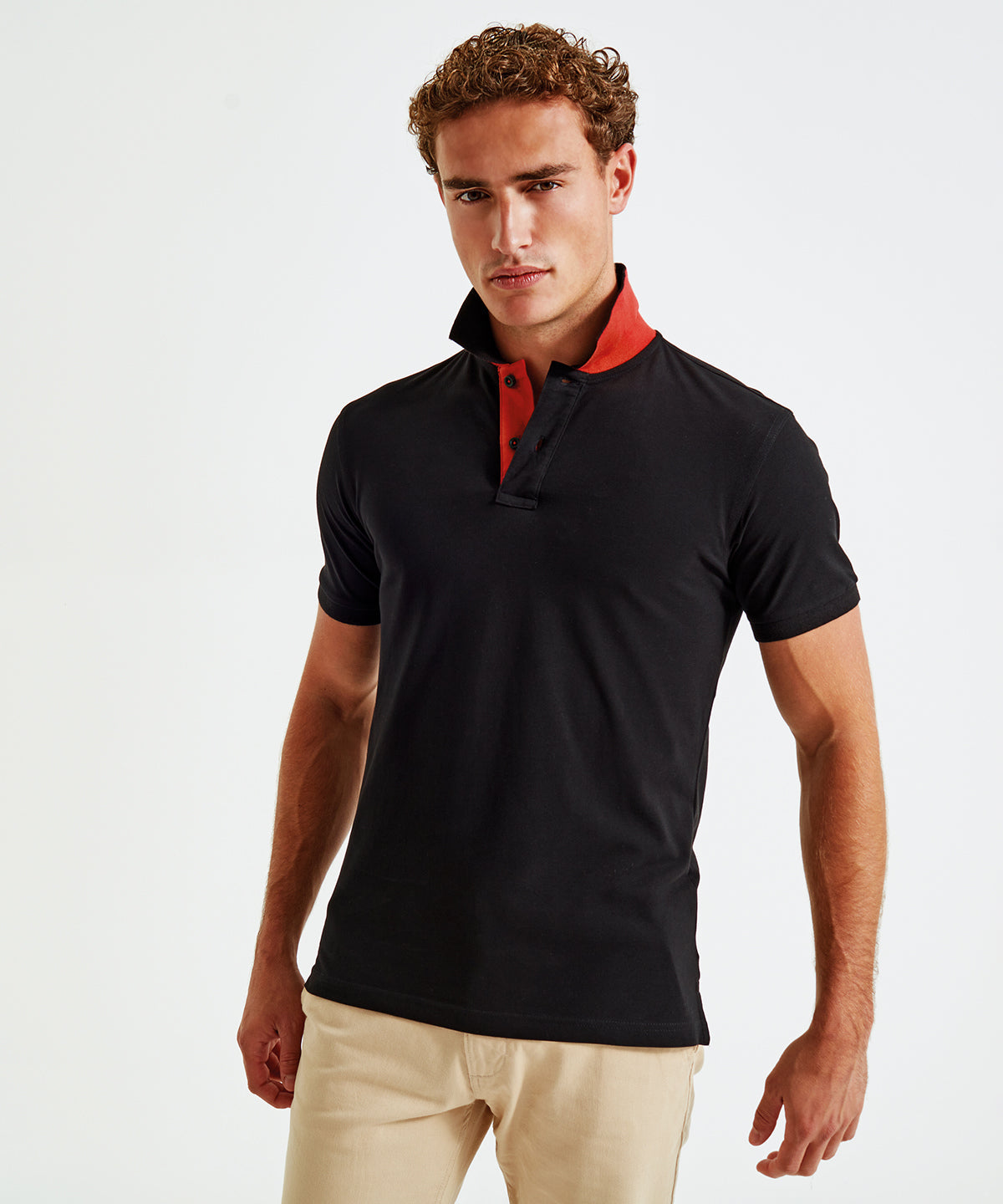 Asquith & Fox Men's Classic Fit Contrast Polo