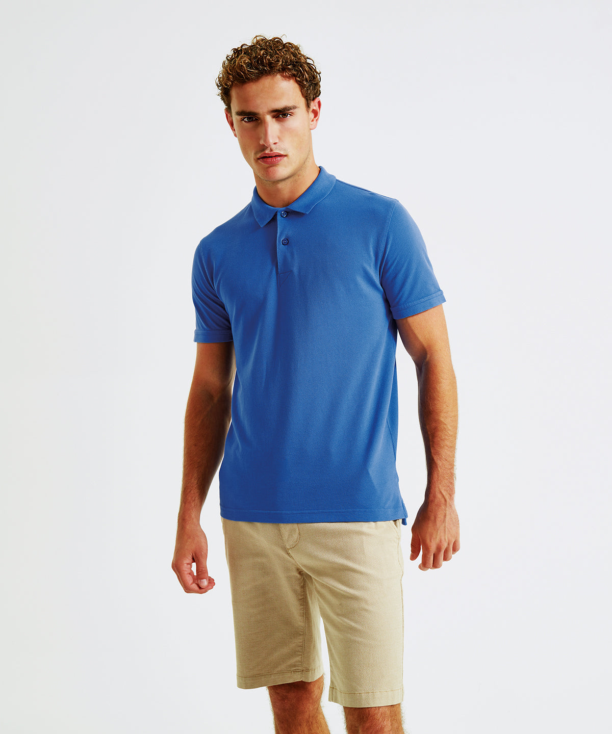 Asquith & Fox Men's Coastal Vintage Wash Polo