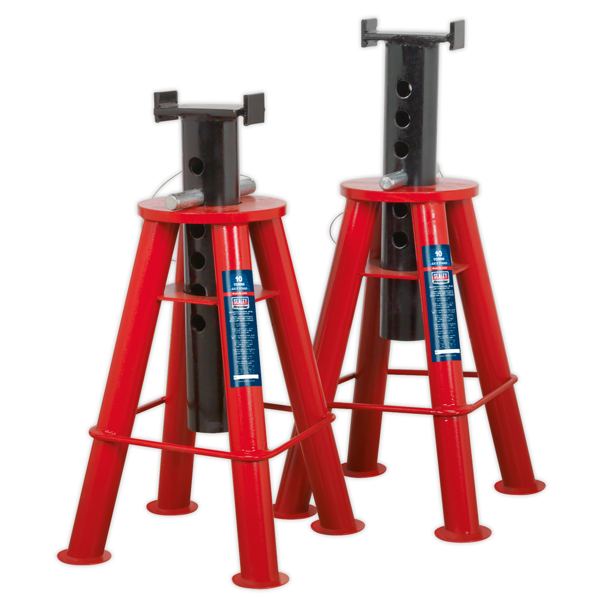 Sealey Axle Stands (Pair) 10 Tonne Capacity per Stand AS10