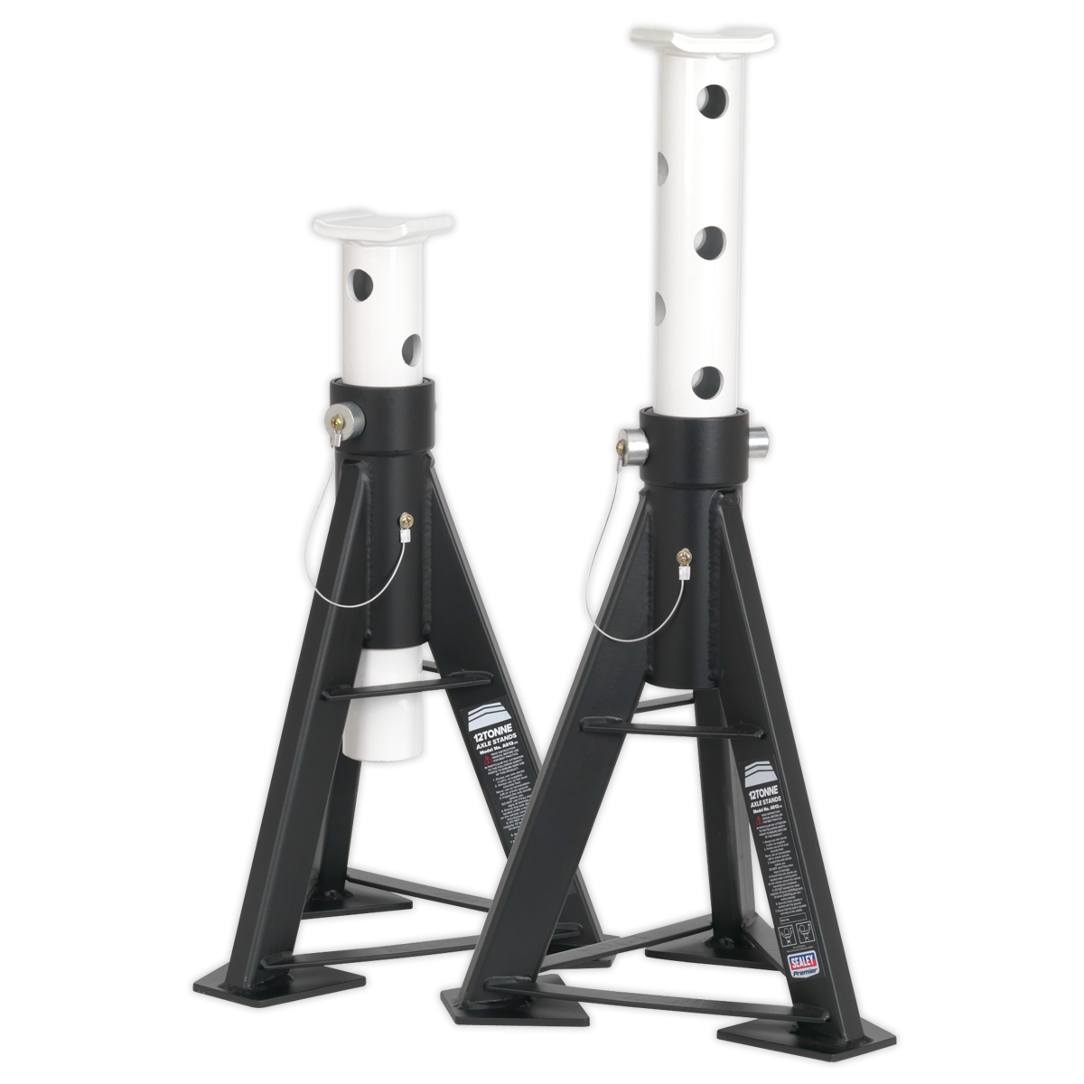 Sealey Axle Stands (Pair) 12 Tonne Capacity per Stand AS12
