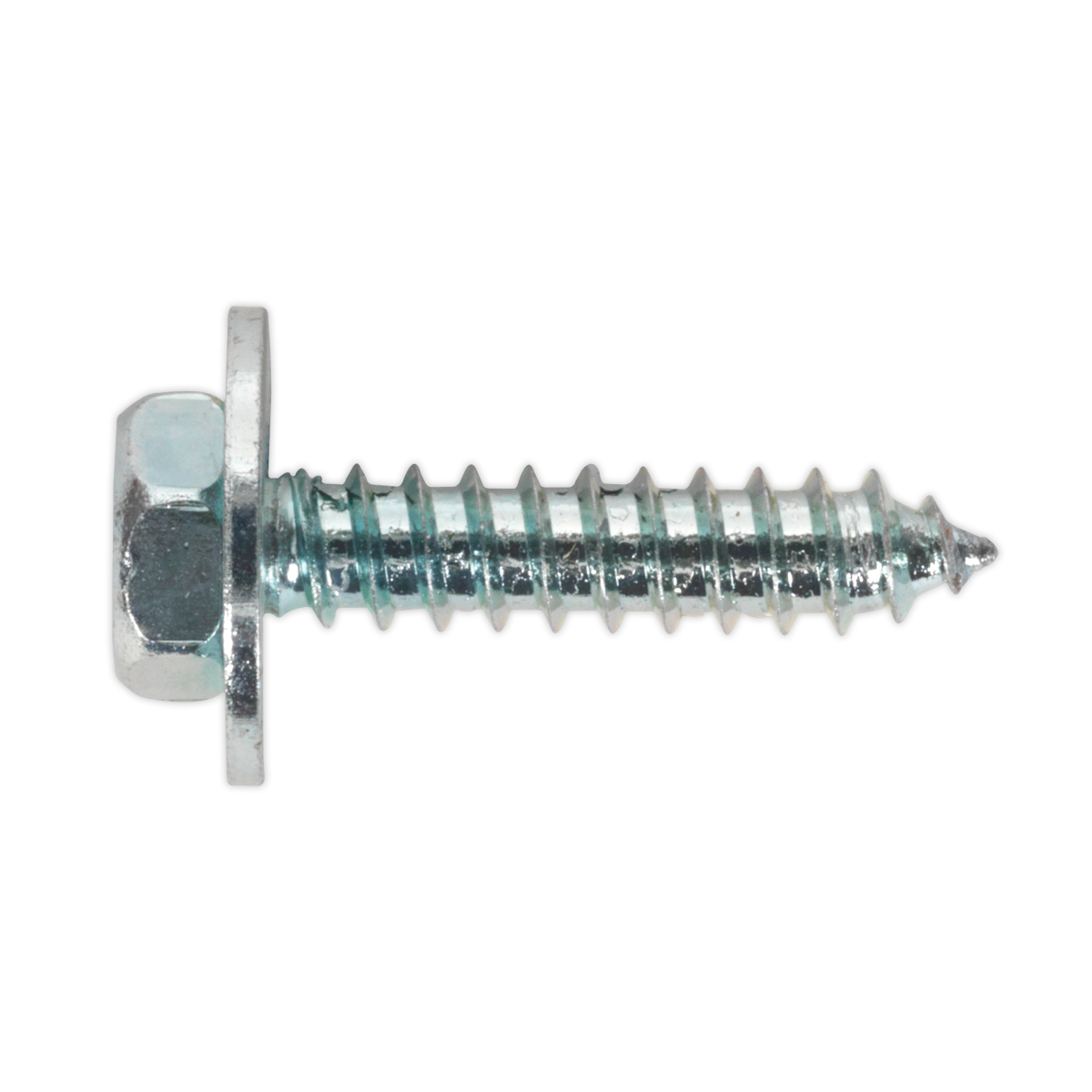 Sealey Acme Screw with Captive Washer #8 x 3/4" Zinc Pack of 100