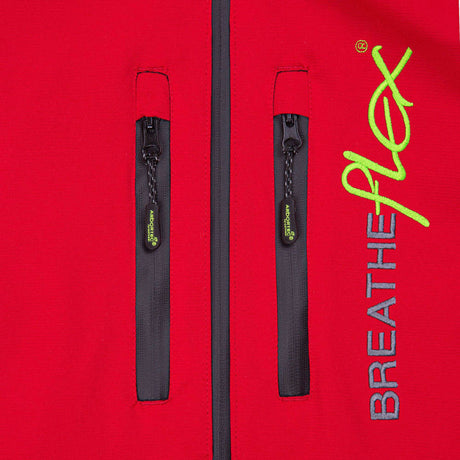 Arbortec Jacket Breatheflex #colour_red-yellow