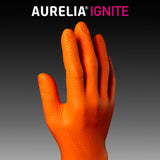 Aurelia Ignite Diamond Textured Powder Free Nitrile Gloves