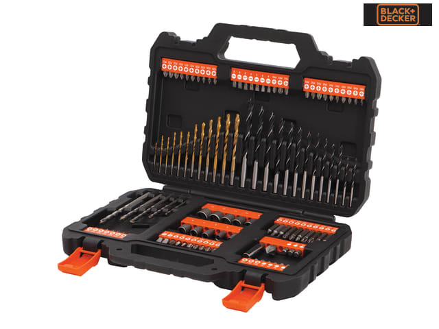 BLACK + DECKER A7200 Mixed Drilling and Screwdriving Set 109 Piece