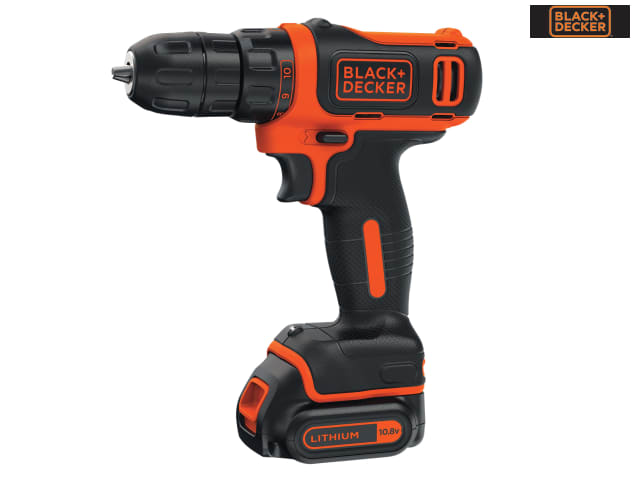 BLACK + DECKER BDCDD12 Ultra Compact Drill Driver 10.8V 1 x 1.5Ah Li-ion