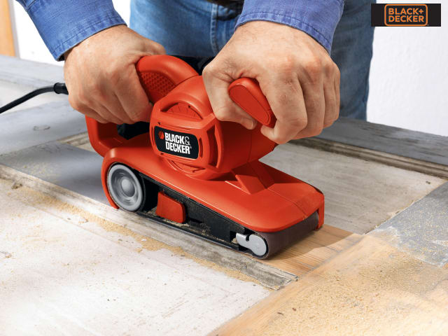 BLACK + DECKER KA86 Belt Sander 75 x 457mm 720W 240V