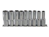 BlueSpot Tools 1/2in Drive Deep Socket Set, 9 Piece