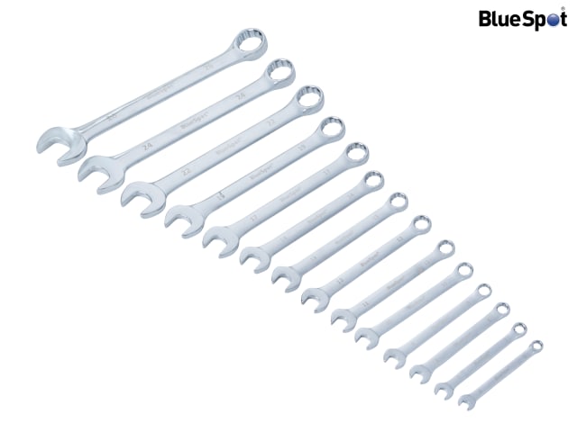 BlueSpot Tools Combination Spanner Set, 14 Piece