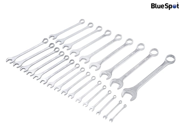 BlueSpot Tools Combination Spanner Set, 25 Piece