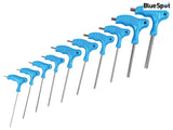 BlueSpot Tools Metric T-Handle Hex Key Set, 10 Piece