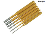 BlueSpot Tools Gold Pin Punch Set 6 Piece