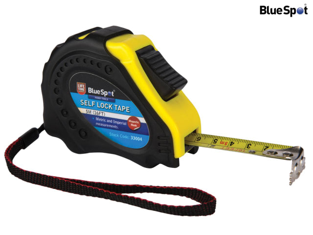 BlueSpot Tools Easy Read Magnetic Pocket Tape 5m/16ft (Width 17mm)