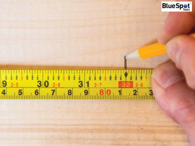 BlueSpot Tools Easy Read Magnetic Pocket Tape 5m/16ft (Width 17mm)