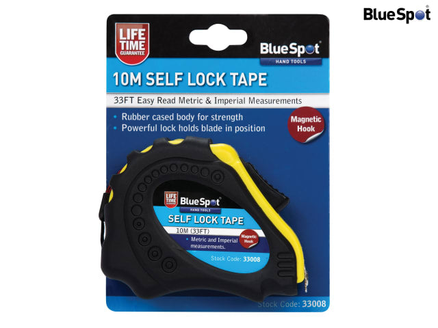 BlueSpot Tools Easy Read Magnetic Pocket Tape 10m/33ft (Width 23mm)