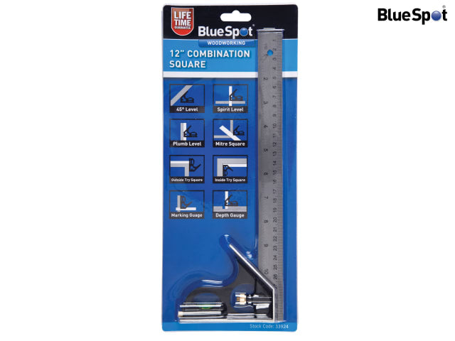 BlueSpot Tools Combination Square 300mm (12in)