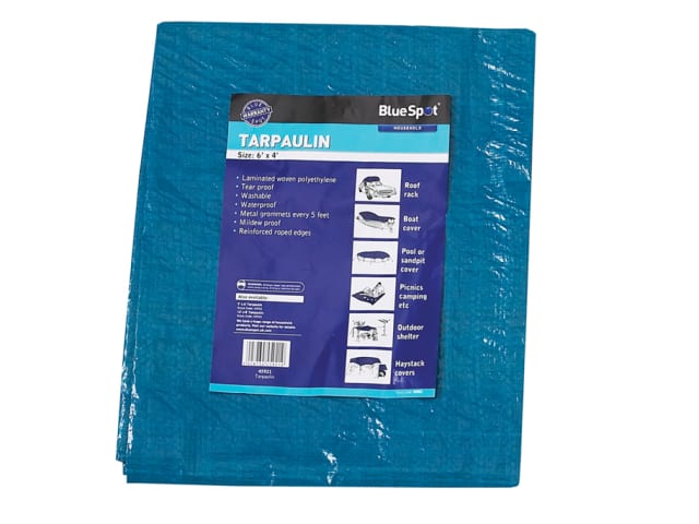 BlueSpot Tools Blue Tarpaulin 1.9 x 2.9m (6 x 9ft)