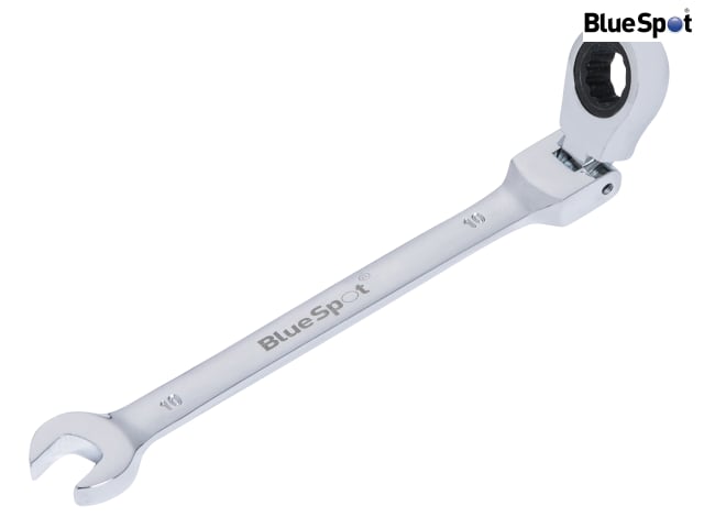 BlueSpot Tools 180° Flexible Head Ratchet Spanner 10mm