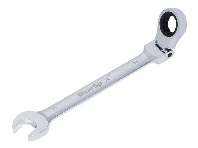 BlueSpot Tools 180° Flexible Head Ratchet Spanner 19mm