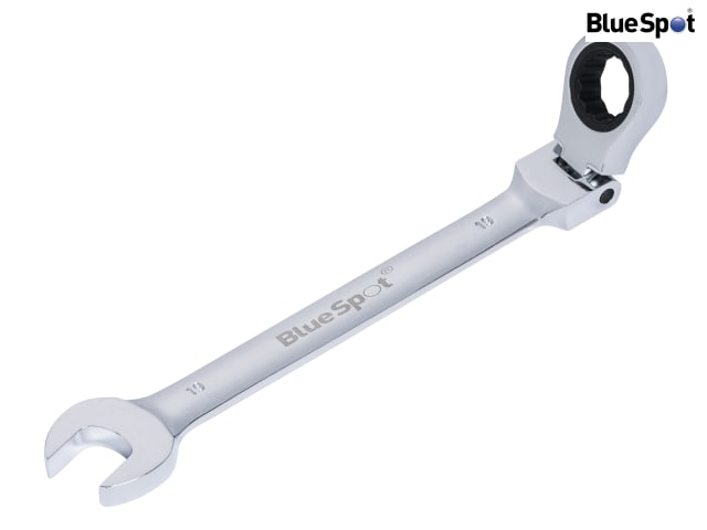 BlueSpot Tools 180° Flexible Head Ratchet Spanner 19mm